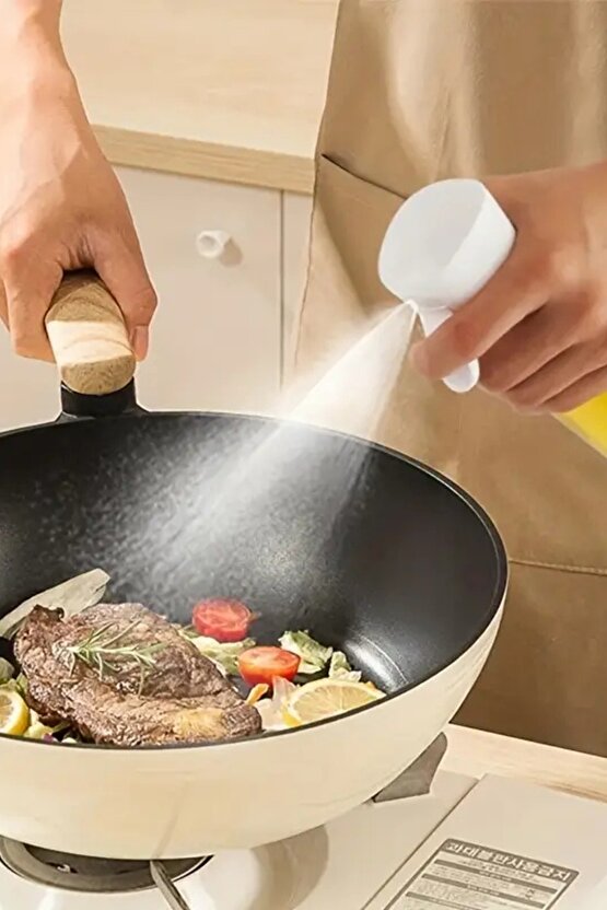 Siyah + Beyaz 2li Airfryer Püskürtme Yağdanlık