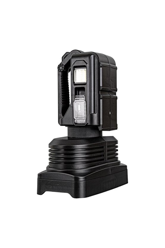 SÜPER PARLAK PİLLİ - ŞARJLI - 4 FARKLI MOD SEÇENEKLİ BATTAL BOY EL FENERİ W51 - ESL7592-6387