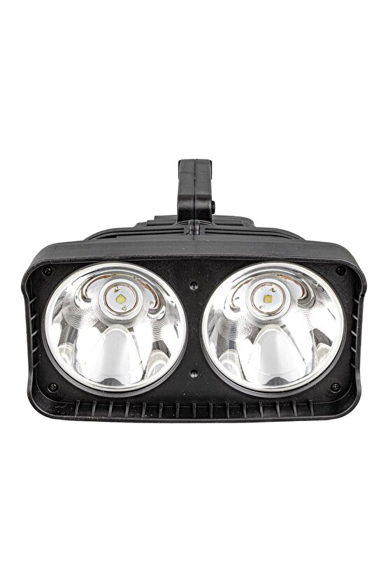 SÜPER PARLAK PİLLİ - ŞARJLI - 4 FARKLI MOD SEÇENEKLİ BATTAL BOY EL FENERİ W51 - ESL7592-6387