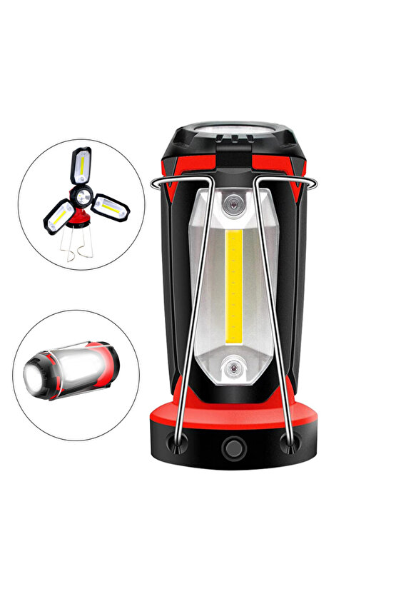Mx-8801 3xcob Led 3w Led Çok Fonksiyonlu Çalişma - Kamp Lambasi