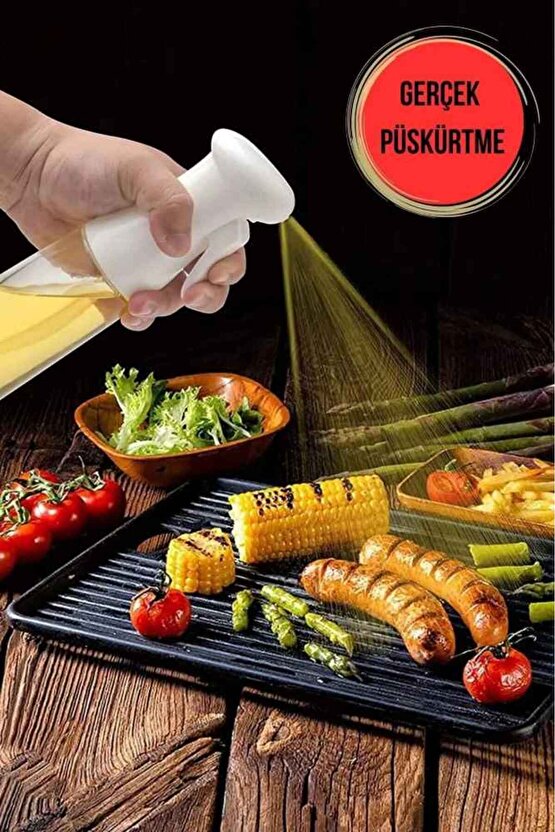 Sprey Cam Yağdanlık 200 Ml. 2 Adet Siyah Ve Beyaz Renkli