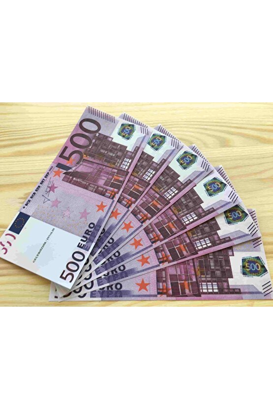 Gerçekci 1. Kalite Gramajlı 100000 Euro 2 Deste Eğlence Organizasyon Parası