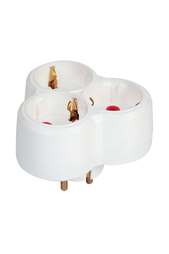 MUTLUSAN TOPRAKLI ÜÇLÜ GOLYAT FİŞ PRİZ YONCA TİP SIVA ÜSTÜ