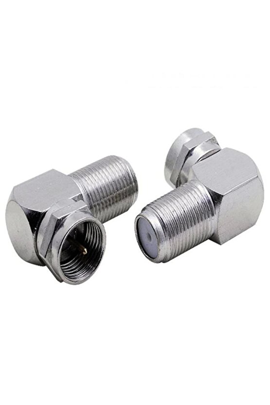 L 90 Derece F Konnektör Çevirmeli