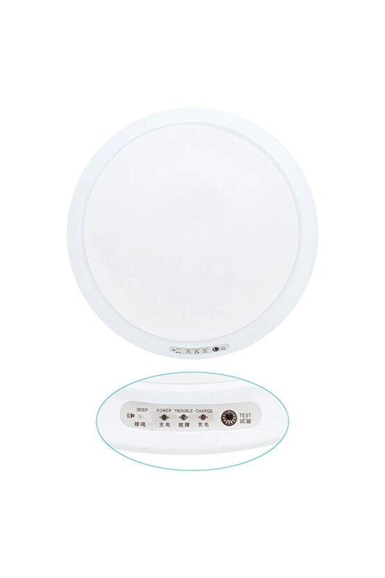 Pm-7673 95mm Beyaz 24 Ledli Şarjlı Tavan Lambası