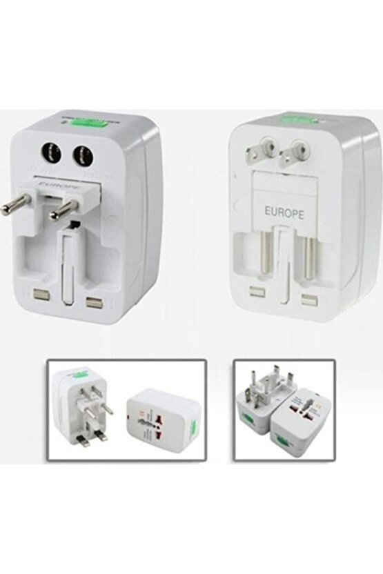Seyahat Tipi Universal Çevirici Priz Dönüştürücü