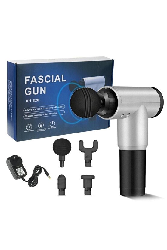 Fascial Gun Masaj Tabancası Profesyonel Masaj Aleti Hız Ayarlı