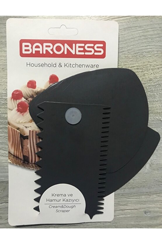 3lü Hamur Kesici Kazıyıcı Dekoratör Set