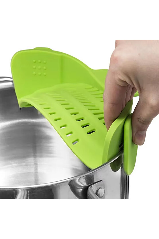 Mantı Sosis Peynir Patates Süzme Aparatı Esnek Silikon Süzgeç AXE2-P3Z