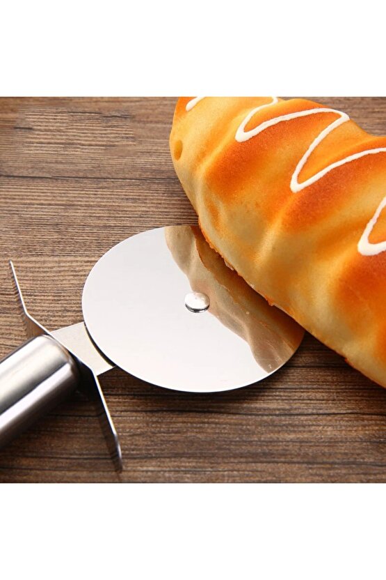 23 Cm Metal Büyük Boy Hamur Ruleti Hamur Kesme Şekillendirme Aparatı