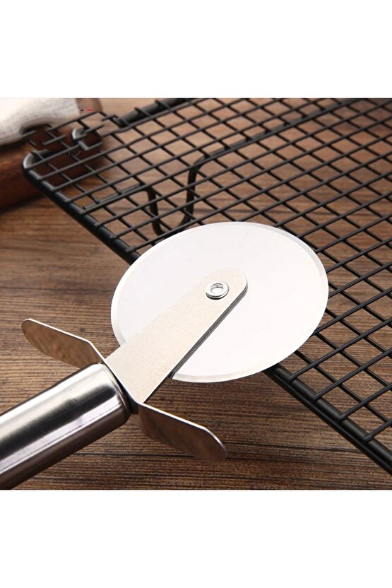 23 Cm Metal Büyük Boy Hamur Ruleti Hamur Kesme Şekillendirme Aparatı