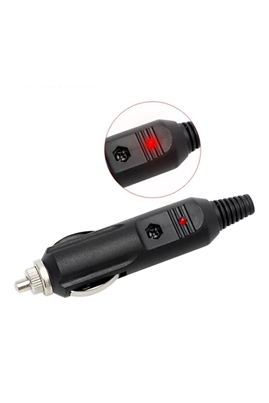 OTO ÇAKMAK FİŞ SİĞORTALI KABLOSUZ ÇAKMAKLIK FİŞİ LEDLİ IŞIKLI