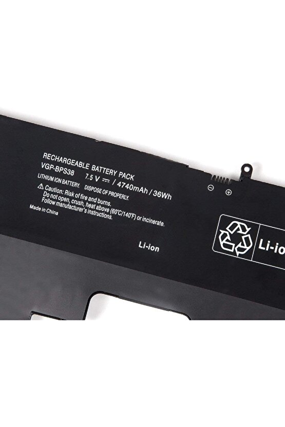 Sony Vaio Pro 13 Serisi  Svp13 Vgp Bps38 Uyumlu Notebook Bataryası