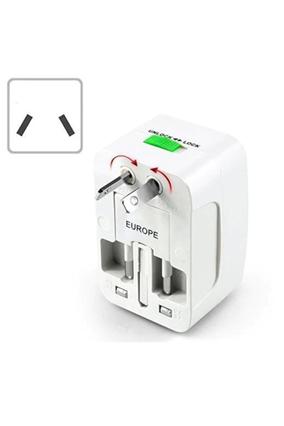 Universal Priz Çevirici Ingiliz-amerika-avustralya Fiş Adaptörü
