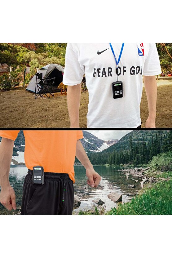 1 Adet Mini El Tipi Telsiz Pratik Anahtarlık Için Yakın Mesafe Telsizi