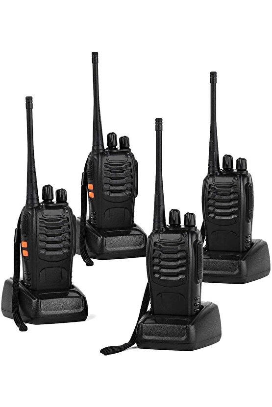 4 Adet Performans Telsiz İşyeri Depo Garaj Otopark Haberleşme El Telsizi Baofeng Retevis Axe Radio