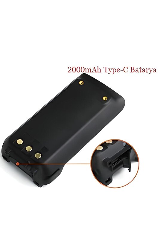 Th-uv88 2000 Mah Type-c Batarya - Türkçe Menü El Telsizi