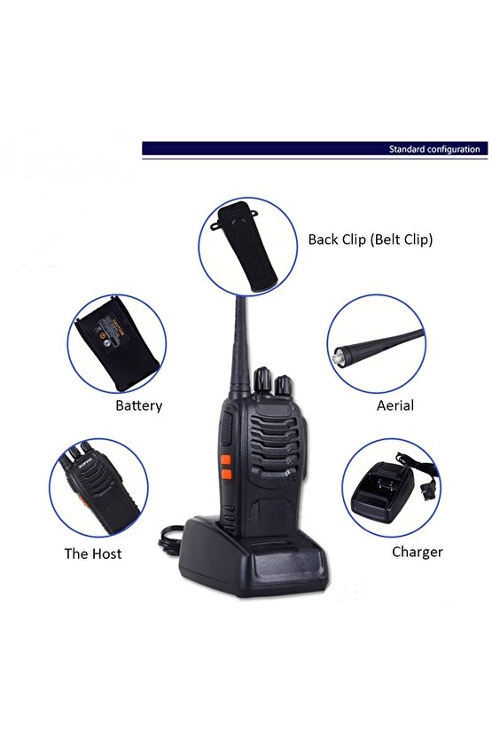 13 Tane Hemen Aç Kolayca Kullan Güvenlik Telsiz Seti Programlanmış El Telsizi