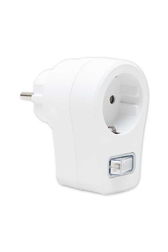 Tekli Akım Korumalı Priz (10A-2500W) - Anahtarlı