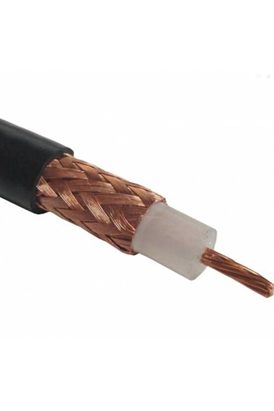 1 Metre Motorola Icom Yaesu Tyt Hytera President Lincoln Uyumlu Rg-213 Telsiz Kablosu