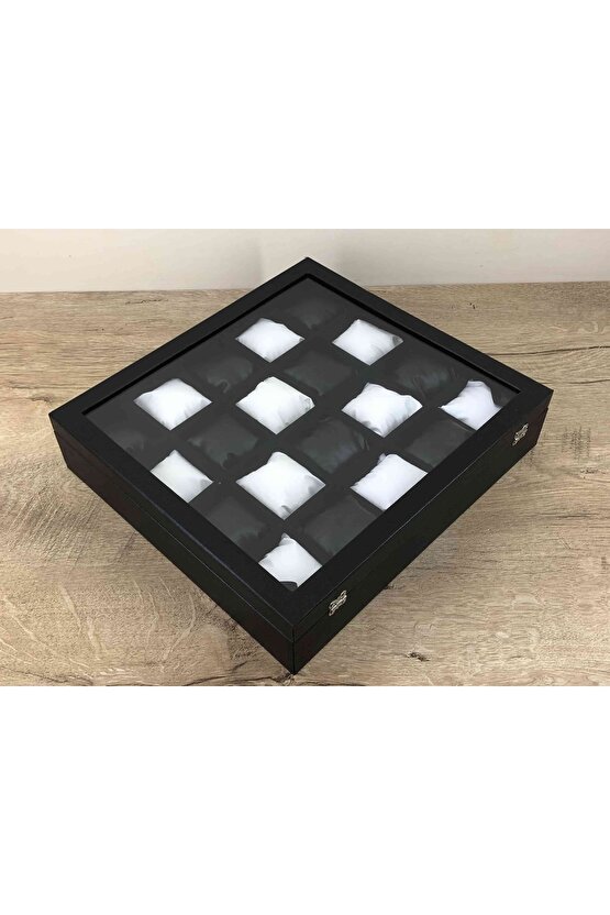 Yerli Üretim 20 Farklı Saat Alabilen Deri Kaplama Takı Kolye Bileklik Kol Saati Muhafaza Kutusu