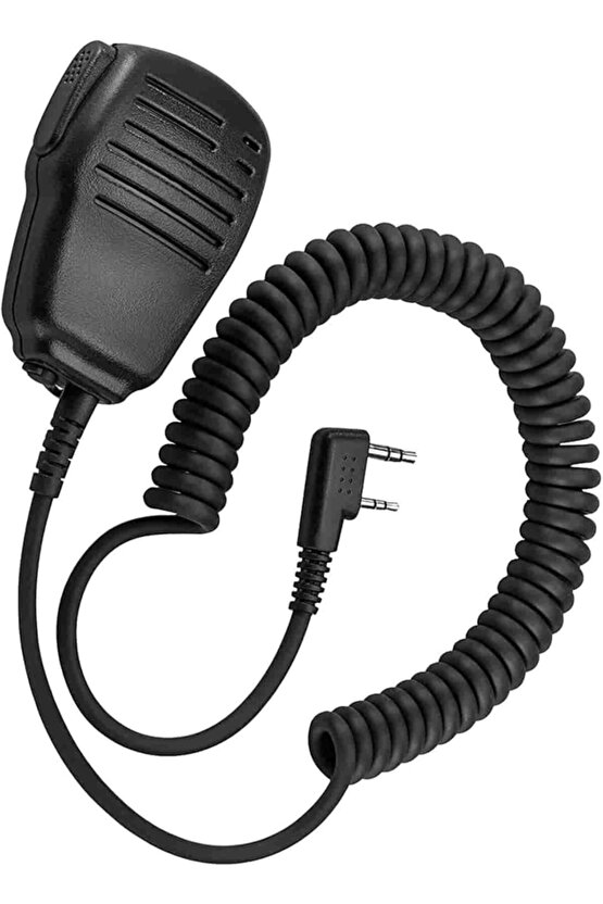 Tyt Md-uv380 Dual Band Dijital Dmr Telsizi Için Yaka Mikrofon Su Geçirmez El Telsiz Mikrofonu