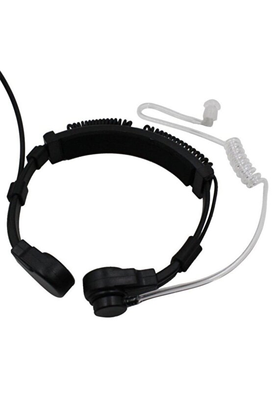 Askeri Tıp Gizlenebilir El Telsizi Şeffaf Akustik Mikrofon Kulaklık Seti Polis Jandarma Güvenlik