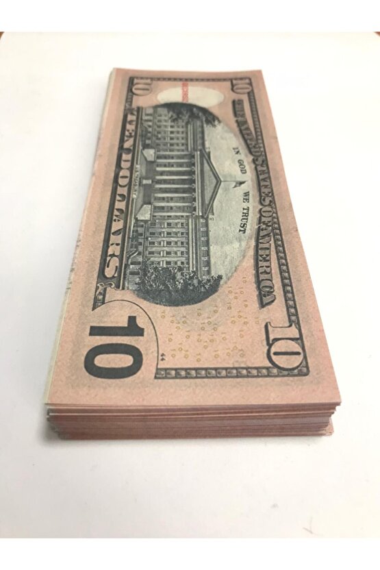 100 Adet 10 Dolar Geçersiz  Şaka Parası (100x10 Dolar)