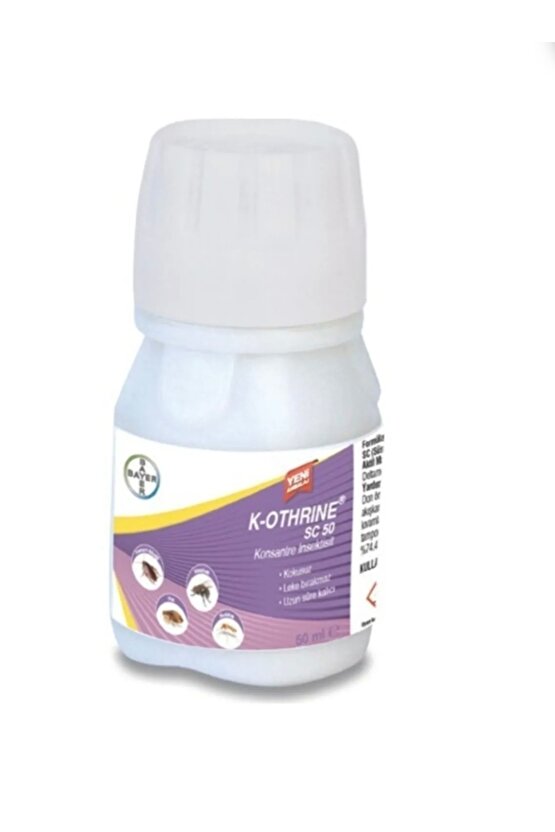 K-othrine Sc 50 Genel Haşere llacı 4 X 50 ml