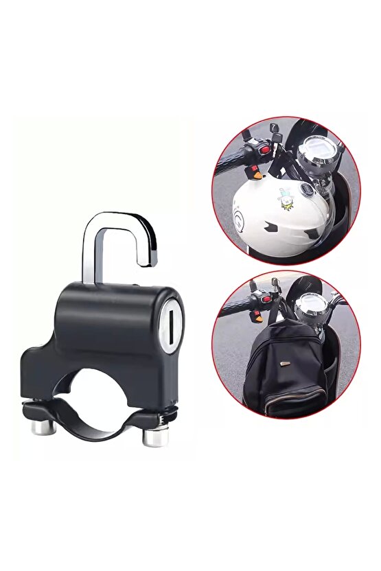 Sunup Sn-24295 22-26mm Unıversal Motosiklet Kask Kilidi
