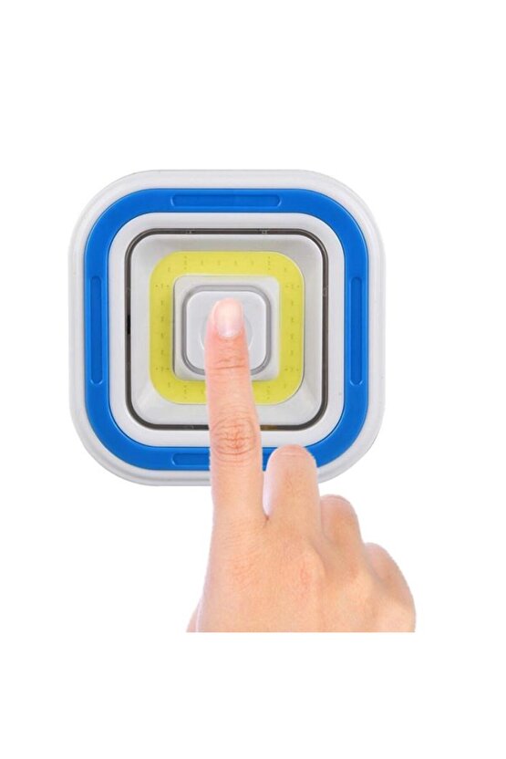 Pm-6937 Cob Ledli Pilli Uzaktan Kumandalı Tekli Lamba