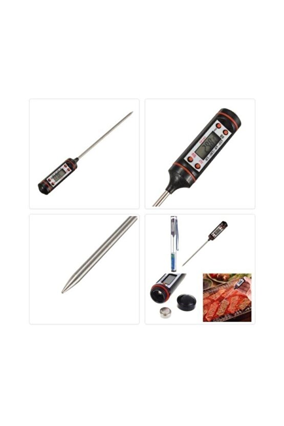 Tp-101 Sıvı Çubuk Termometre Gıda Yiyecek Içecek Sıcaklık Ölçer Daldırın Açın Ölçsün - Termometreler