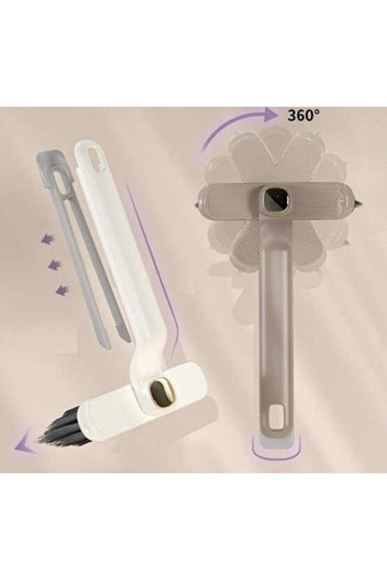 M3LF- döner başlıklı temizlik fırçası cımbızlı
