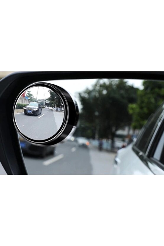 Pratik Ayarlanabilir Kör Nokta Aynası Siyah 2 Adet Mc-1004 ( Lisinya )