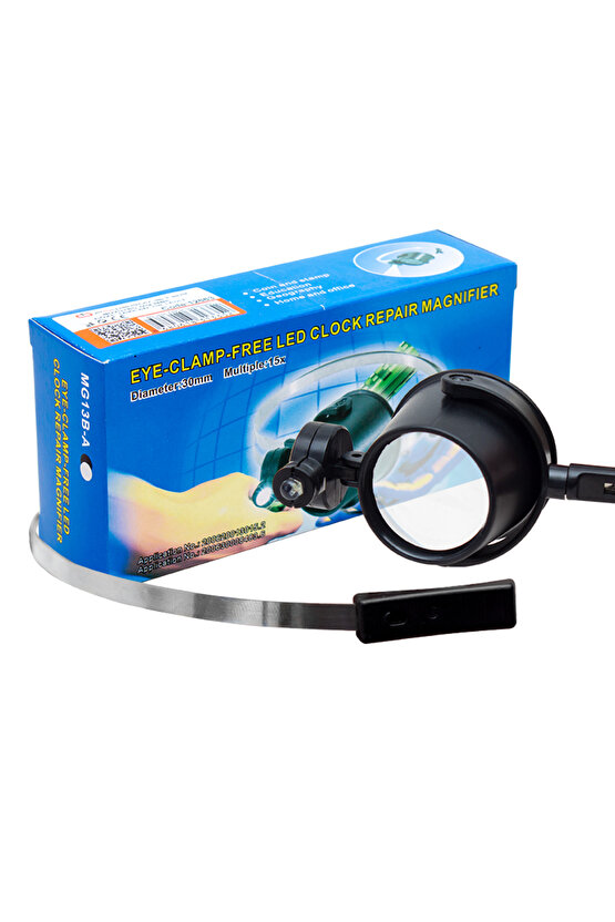 MG-13BA GÖZE TAKILAN TİP LEDLİ BÜYÜTEÇ (5306)