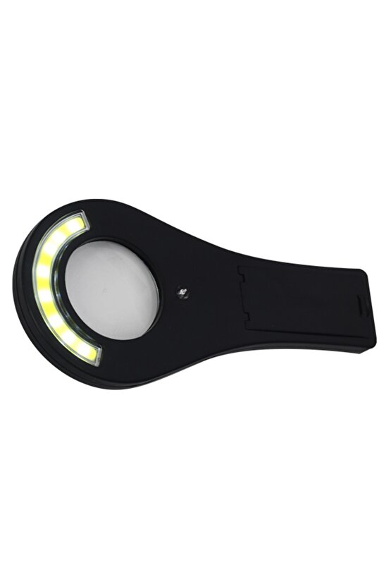 Cob Ledli Işıklı  Para Kontrol Mor Işıklı Büyüteç