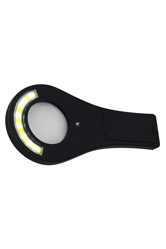 Cob Ledli Işıklı + Para Kontrol Mor Işıklı Büyüteç (hobicity)