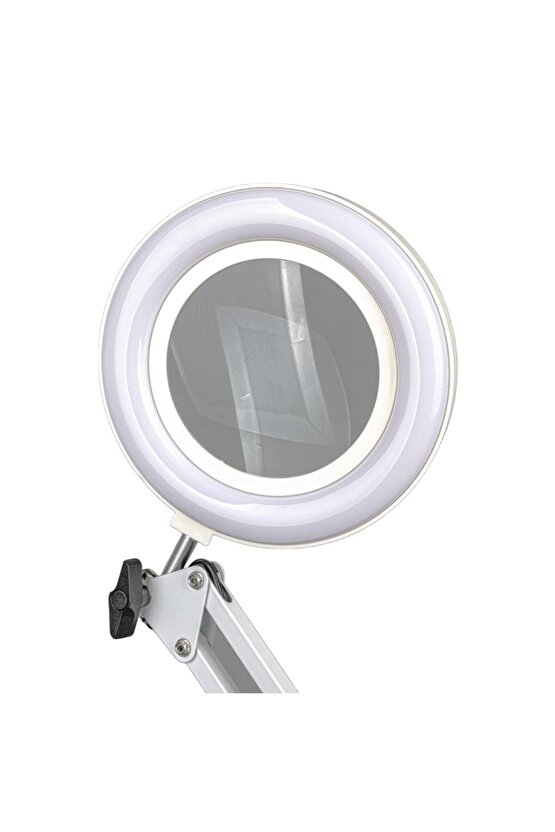 8606C-D 220 VOLT 3 DİOPTER 80 LEDLİ MASA ÜSTÜ AKROBAT BÜYÜTEÇ (5263)