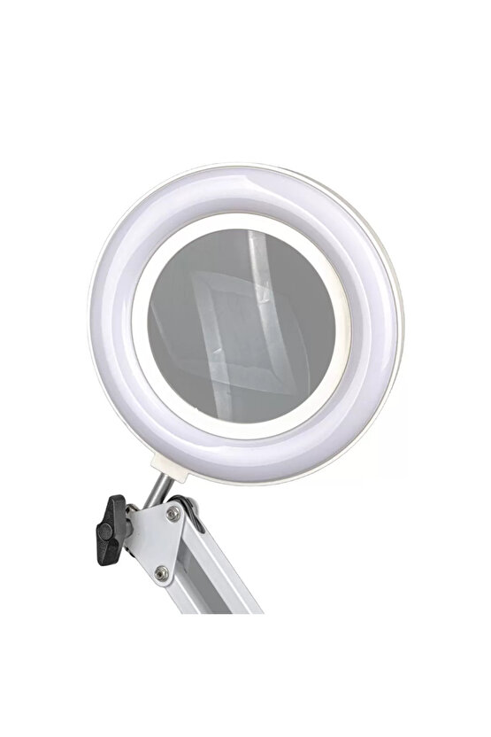 8606C-D 220 VOLT 3 DİOPTER 80 LEDLİ MASA ÜSTÜ AKROBAT BÜYÜTEÇ (4202)