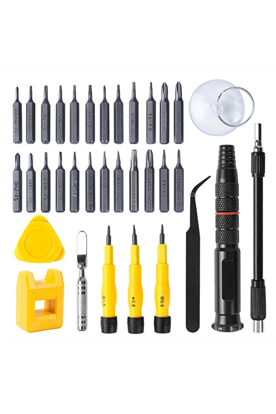 Powermaster 8150 34 Uçlu Çok Fonksiyonlu Hassas Tamirci Tornavida Seti