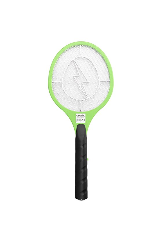 Sinek Öldürücü Raket Tip Pilli Yeşil As-a22