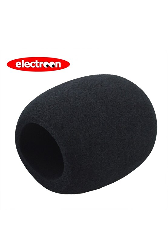 Standart Mikrofon Süngeri Siyah - Kargo Ücretsiz