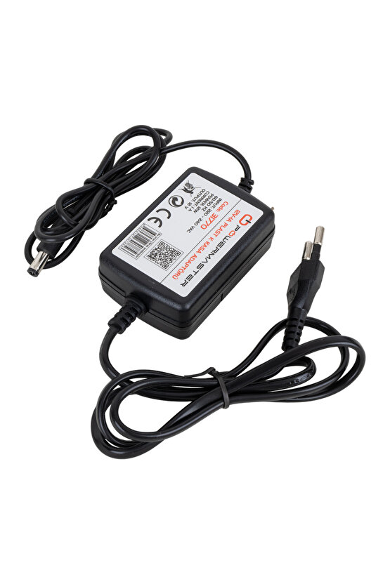 Q5c- Shopzum Pm-31770 12 Volt - 1 Amper - 12 Watt 5.5*2.5 Uçlu Iki Ucu Kablo Shopzumlu Masaü