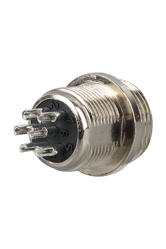 6 PİNLİ MINI MAYK FİŞ ERKEK ŞASE (5122)