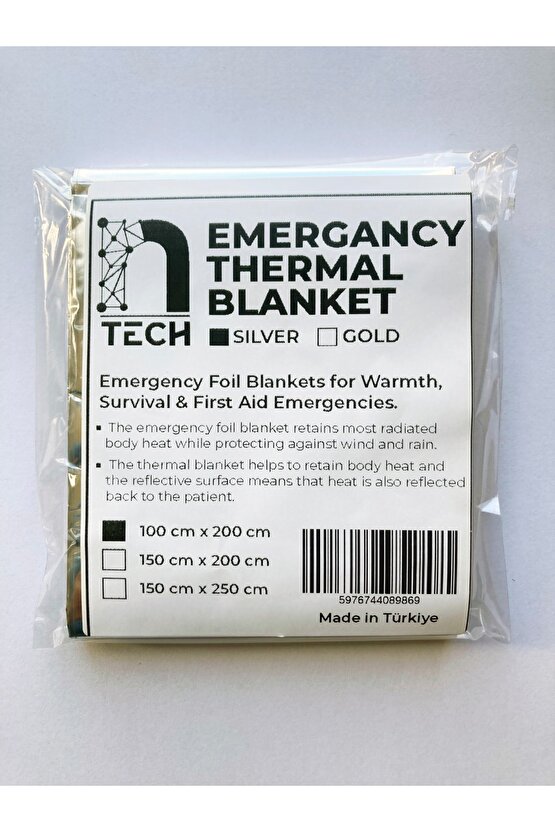 10 Adet Acil Durum Ilk Yardım Battaniyesi Deprem Yanık Termal Battaniye Nem Ve Soğuktan Koruma Su Ge