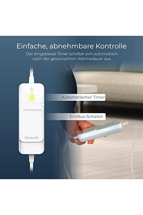 termal battaniye 160 x 120 cm | 3 Isı Ayarlı Çıkarılabilir regülatörlü polar ısıtma battaniyesi