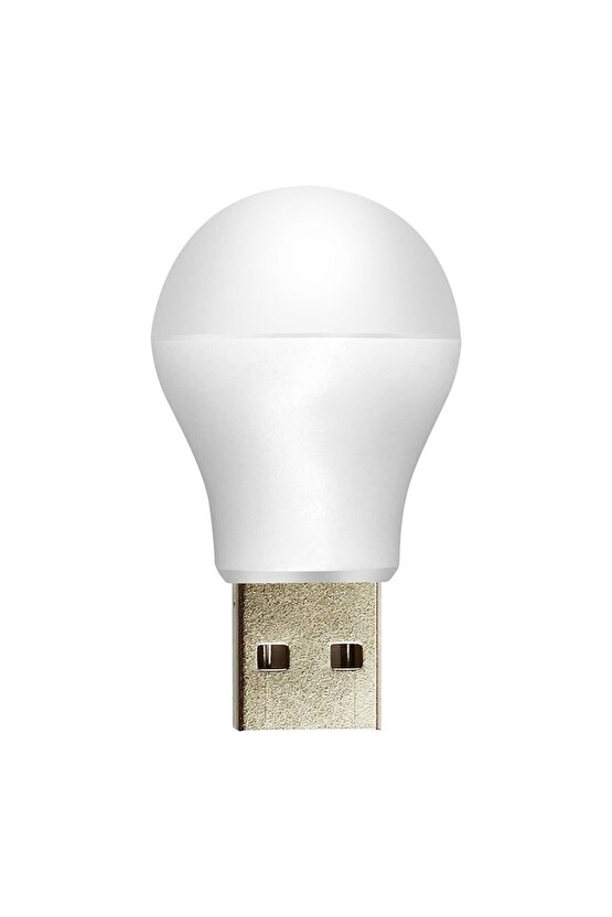 5 VOLT - 1 AMPER USB LED LAMBA BEYAZ (5047)