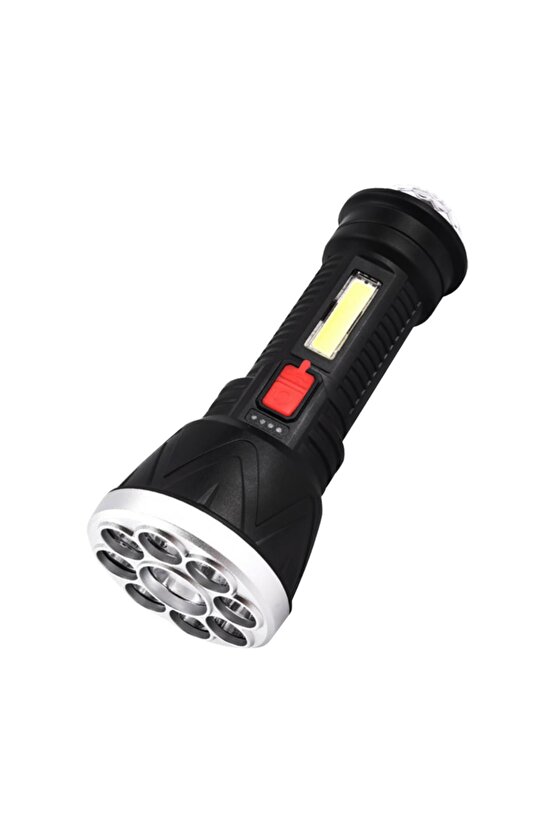 Cl-w09 9+1 Ledli + Mini Disko Toplu Şarjlı El Feneri