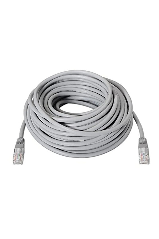 30 Metre Cat6 İnternet Ethernet Kablosu EzRj45 Cat 6 Utp Patch Kablo High Speed Yüksek Hız