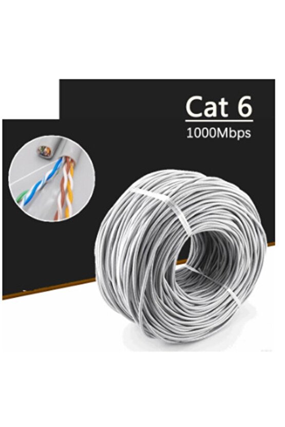 emr mt 30 Metre Cat6 Internet Bilgisayar Ağ Network Ethernet Kablosu Cat-6 Ket6 Hazır Uç Rj45 Mod
